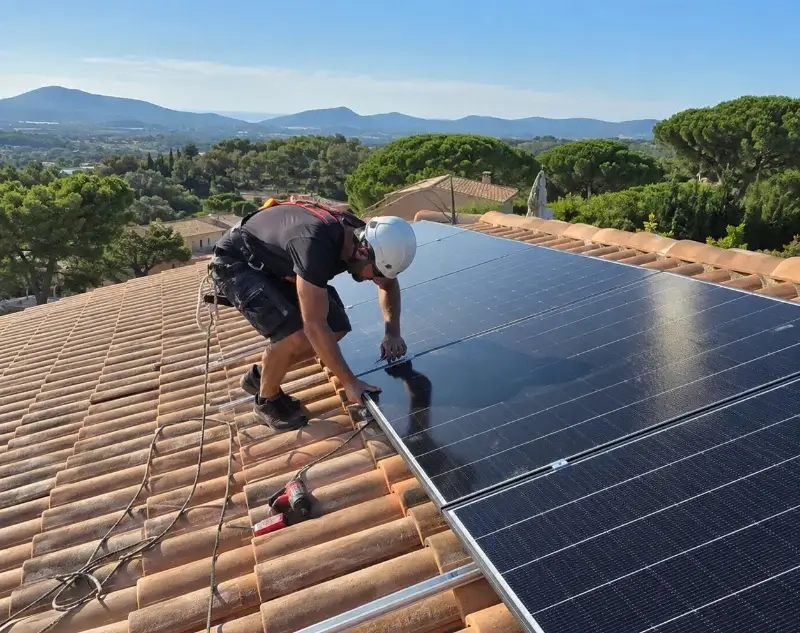 Installateur panneaux solaires Vaux-en-Beaujolais — pose photovoltaïque sur toiture