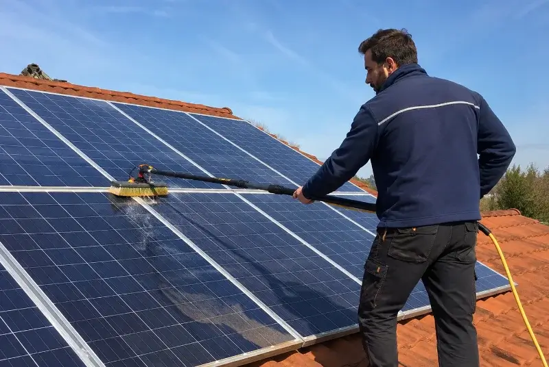 Nettoyage et entretien de panneaux solaires à Vaux-en-Beaujolais